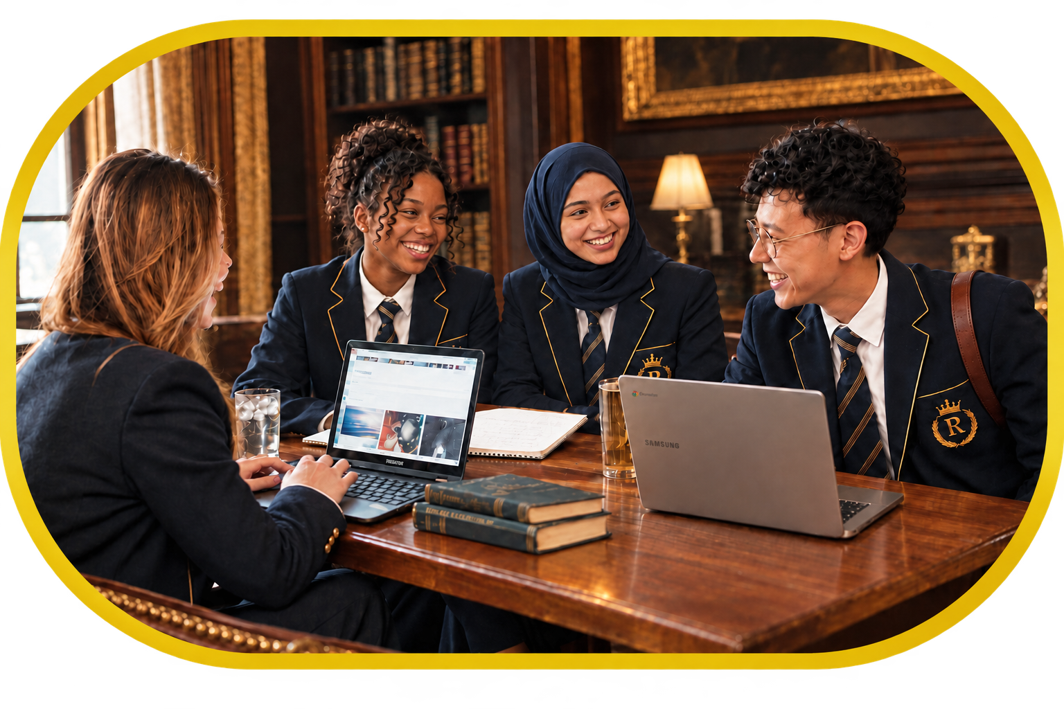 Students developing confidence